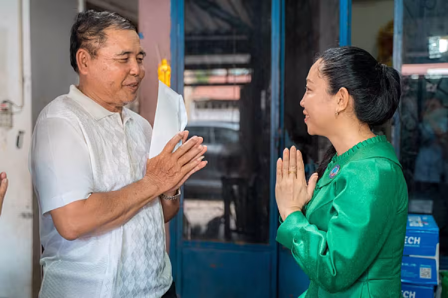 លោកជំទាវ ទុយ សិរីរតនៈ នេត្រភក្ត្រា អញ្ជើញបានចុះសួរសុខទុក្ខនិវត្តជនដែលជាអតីតមន្ត្រីរាជការក្រសួងព័ត៌មាន - Image 7
