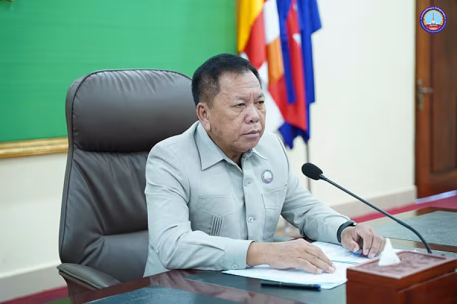 ឯកឧត្តម អ៊ុំ សុខ បើកវគ្គបណ្តុះបណ្តាល ស្តីពីការងាររដ្ឋបាល និងបេឡាមរណសង្គ្រោះជូនថ្នាក់ដឹកនាំ អ. ន. ក. ខេត្តក្រចេះ - Image 2