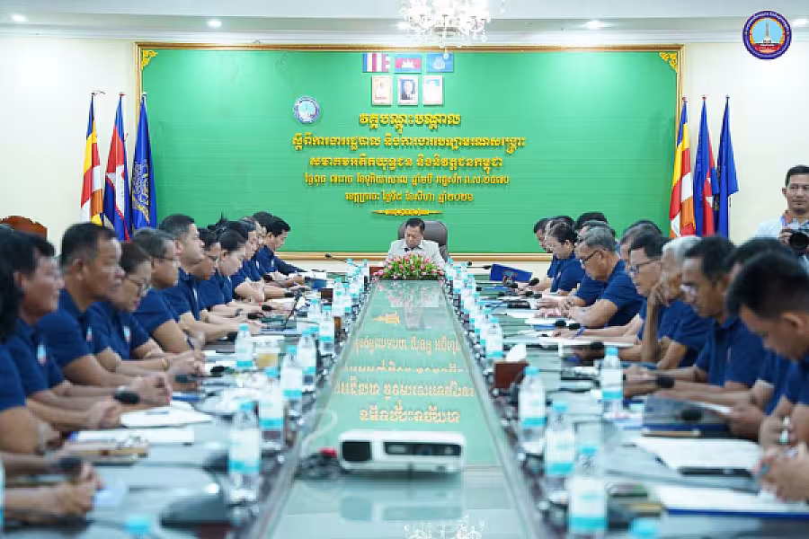 ឯកឧត្តម អ៊ុំ សុខ បើកវគ្គបណ្តុះបណ្តាល ស្តីពីការងាររដ្ឋបាល និងបេឡាមរណសង្គ្រោះជូនថ្នាក់ដឹកនាំ អ. ន. ក. ខេត្តក្រចេះ - Image 3