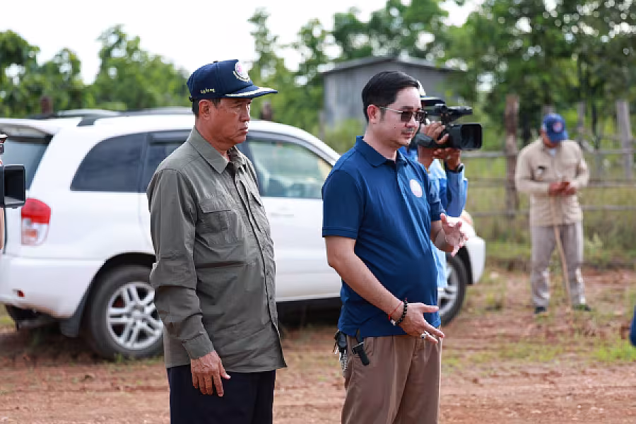 ឯកឧត្តម គន់ គីម អញ្ជើញចុះពិនិត្យទីតាំងដីសម្បទានសង្គមកិច្ចសម្រាប់សាងសង់ផ្ទះជូនអតីតយុទ្ធជន និងនិវត្តជន - Image 15