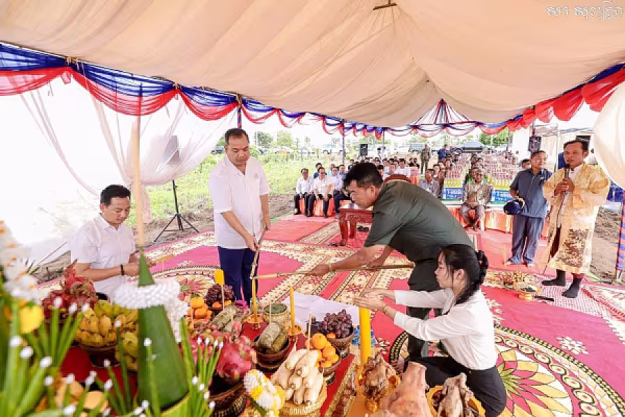 អ.ន.ក.ខេត្តស្ទឹងត្រែង រៀបចំពិធីបើកការដ្ឋានសាងសង់ផ្ទះជូនអតីតយុទ្ធជន និងនិវត្តជន - Image 6
