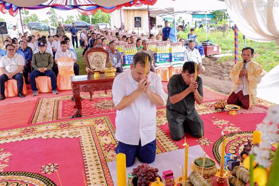 អ.ន.ក.ខេត្តស្ទឹងត្រែង រៀបចំពិធីបើកការដ្ឋានសាងសង់ផ្ទះជូនអតីតយុទ្ធជន និងនិវត្តជន - Image 8