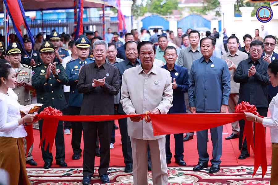 ឯកឧត្តម ទេសរដ្ឋមន្រ្តី គន់ គីម អញ្ជើញសម្ពោធដាក់ឱ្យប្រើប្រាស់អគារទីស្នាក់ អ.ន.ក.​ ខេត្តកណ្តាល