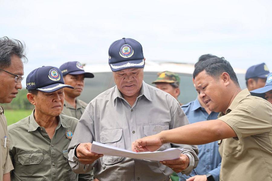Senior Minister Kun Kim and New Year's Journal Team Inspect Social Land for Veteran Housing and Production