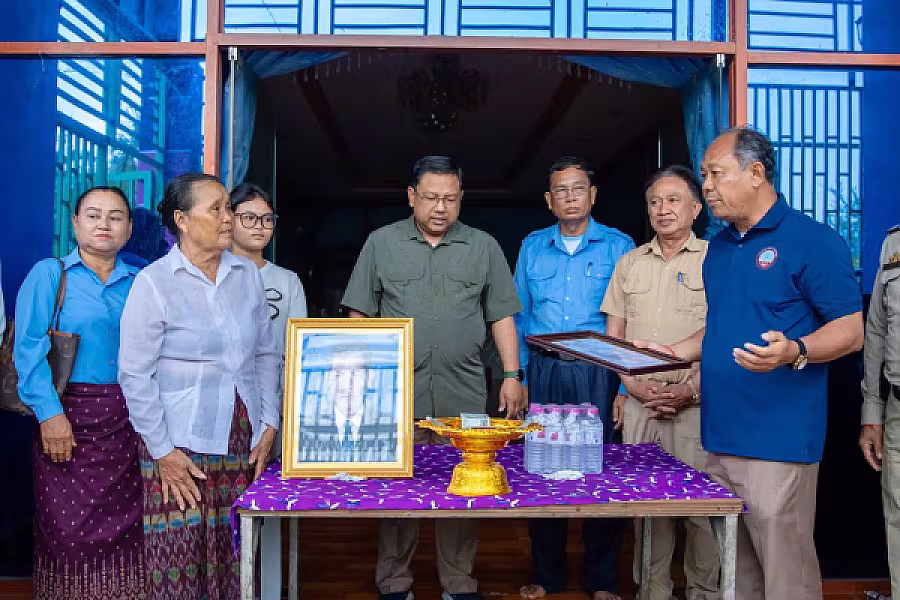 អ.ន.ក. ខេត្តបន្ទាយមានជ័យ នាំយកថវិកាបេឡាមរណសង្គ្រោះជូនគ្រួសារសពសមាជិក ៥គ្រួសារ - Image 2