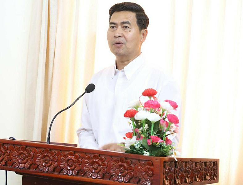 លោក ឈ្មោះ សេន សុខគា  ប្រធានមន្ទីរសង្គមកិច្ច អតីតយុទ្ធជន និងយុវនីតិសម្បទាខេត្តតាកែវ ចូលរួមថវិកាចំនួន ២០ម៉ឺនរៀល ដើម្បីរៀបចំមហាសន្និបាតវិសាមញ្ញតំណាងសមាគមអតីតយុទ្ធជនកម្ពុជា ទូទាំងប្រទេស