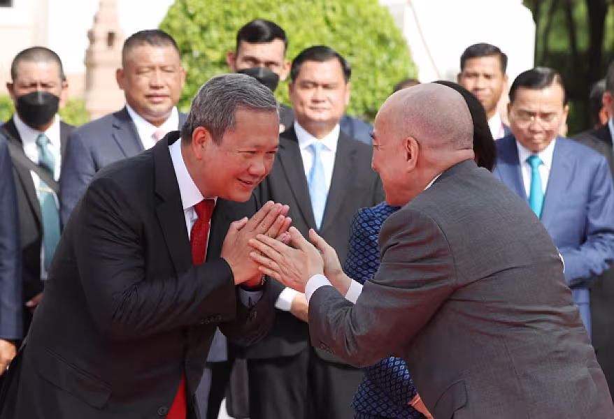 ព្រះករុណាជាអម្ចាស់ជីវិតលើត្បូង យាងជាព្រះរាជាធិបតី ព្រះរាជពិធីសម្ពោធ វិមានសាមគ្គីភាពនៃព្រឹទ្ធសភា - Image 8