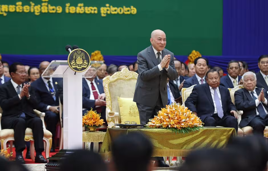 ព្រះករុណាជាអម្ចាស់ជីវិតលើត្បូង យាងជាព្រះរាជាធិបតី ព្រះរាជពិធីសម្ពោធ វិមានសាមគ្គីភាពនៃព្រឹទ្ធសភា - Image 11