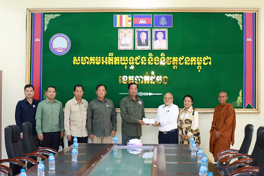 ឯកឧត្តម គន់ គីម អញ្ជើញទទួលថវិកាឧបត្ថម្ភពីអណិកជនរស់នៅសហរដ្ឋអាមេរិក ដើម្បីសាងសង់ផ្ទះជូនអតីតយុទ្ធជន និងនិវត្តជន - Image 2
