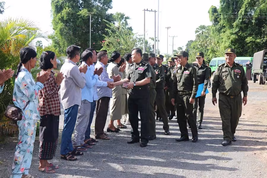 អ.ន.ក. ខេត្តកំពង់ឆ្នាំង នាំយកអំណោយសម្តេចបវរធិបតី ហ៊ុន ម៉ាណែត ជូនគ្រួសារពិការ ទីទ័លក្រ ចំនួន ៤០គ្រួសារ - Image 2
