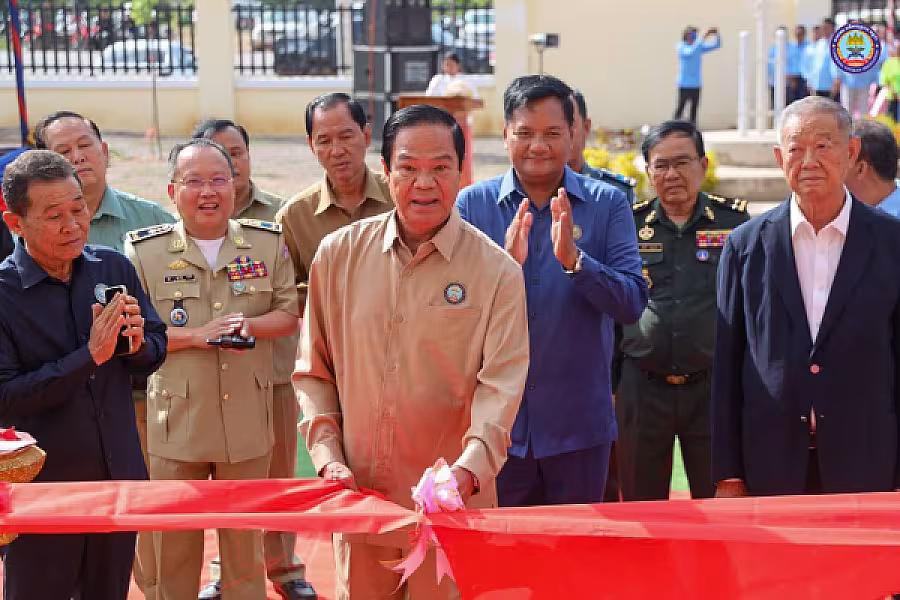 ឯកឧត្តមកិត្តិសង្គហបណ្ឌិត គន់ គីម ទេសរដ្ឋមន្រ្តី អនុប្រធាន និងជាអគ្គលេខាធិការសមាគមអតីតយុទ្ធជនកម្ពុជា នាថ្ងៃទី១៩ ខែកក្កដា ឆ្នាំ២០២៥ អញ្ជើញក្នុងពិធីអបអរសាទរ ទិវាសមាគមអតីតយុទ្ធជនកម្ពុជា លើកទី១៨