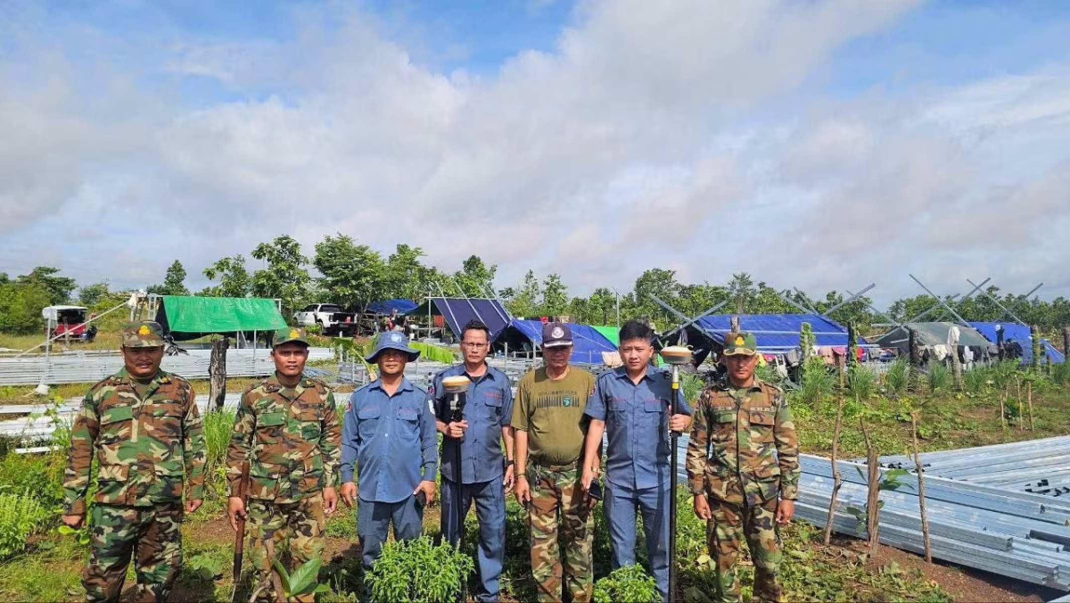 អ.ន.ក. ខេត្តស្ទឹងត្រែង ចុះសាងសង់ផ្ទះជូនអតីតយុទ្ធជន