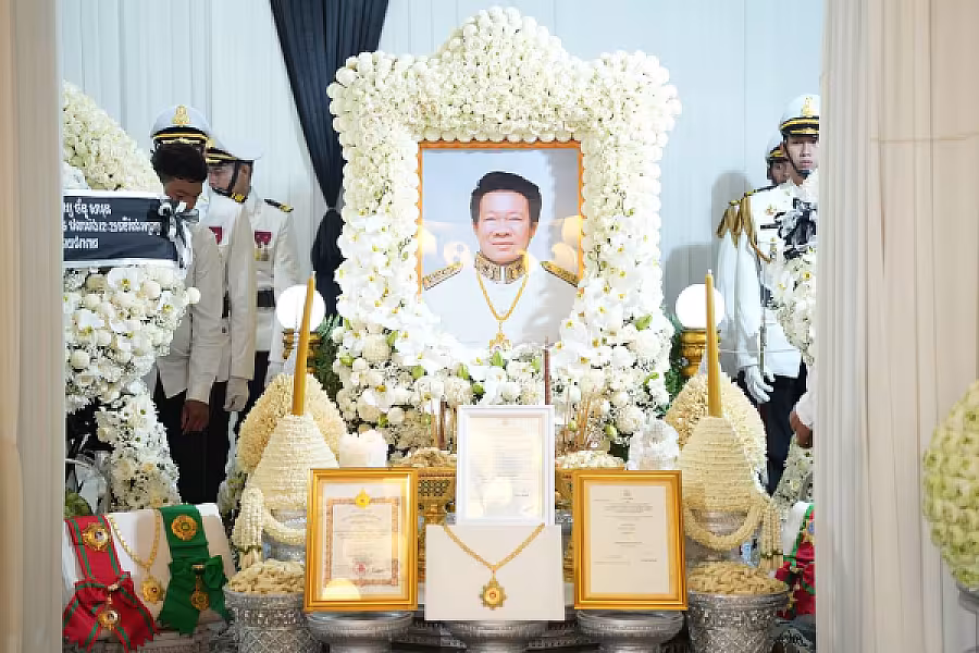 ឯកឧត្តម គន់ គីម អញ្ជើញដឹកនាំគណៈប្រតិភូគោរពវិញ្ញាណក្ខន្ធសព ឯកឧត្តម ច័ន្ទ សារុន - Image 16