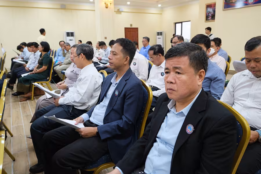 ឯកឧត្តម គន់ គីម អញ្ជើញជាអធិបតីដឹកនាំកិច្ចប្រជុំពិនិត្យការងាររបស់ អ.ន.ក. តាមវិស័យទាំង ១៧ក្រសួង-ស្ថាប័ន - Image 18
