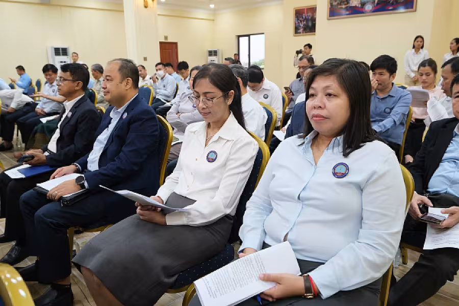 ឯកឧត្តម គន់ គីម អញ្ជើញជាអធិបតីដឹកនាំកិច្ចប្រជុំពិនិត្យការងាររបស់ អ.ន.ក. តាមវិស័យទាំង ១៧ក្រសួង-ស្ថាប័ន - Image 22