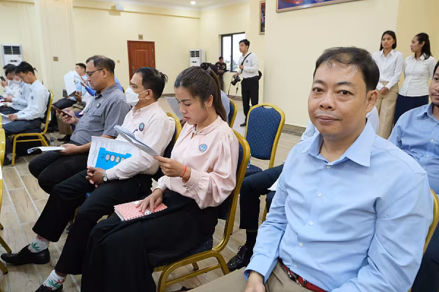 ឯកឧត្តម គន់ គីម អញ្ជើញជាអធិបតីដឹកនាំកិច្ចប្រជុំពិនិត្យការងាររបស់ អ.ន.ក. តាមវិស័យទាំង ១៧ក្រសួង-ស្ថាប័ន - Image 45