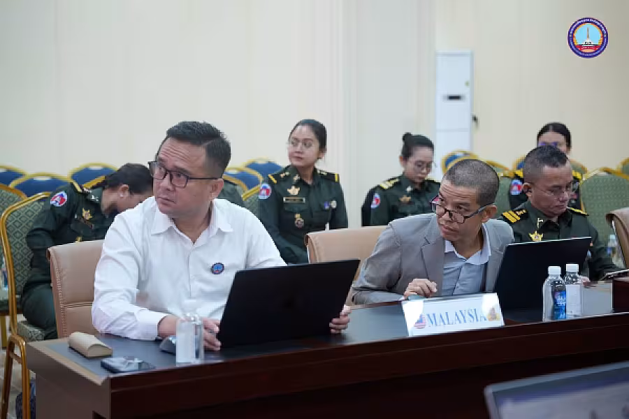 ឯកឧត្តម មាស សាវ៉ន អញ្ជើញដឹកនាំប្រជុំពិនិត្យវឌ្ឍនភាពការងារ និងការធ្វើតេស្តសាកល្បងដំណើរការកិច្ចប្រជុំ VECONAC  - Image 9