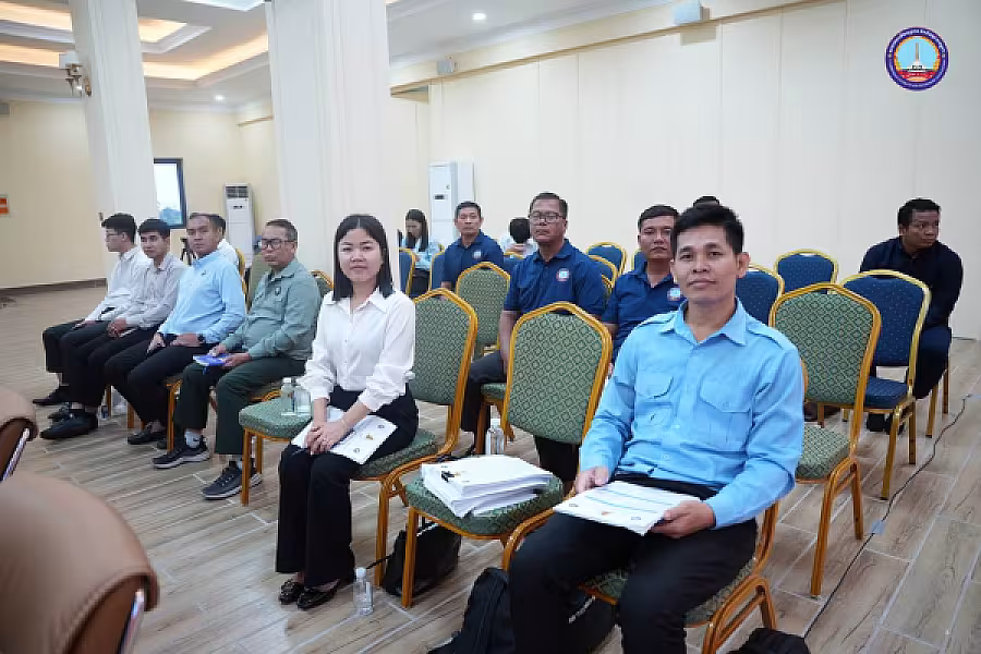ឯកឧត្តម មាស សាវ៉ន អញ្ជើញដឹកនាំប្រជុំពិនិត្យវឌ្ឍនភាពការងារ និងការធ្វើតេស្តសាកល្បងដំណើរការកិច្ចប្រជុំ VECONAC  - Image 16