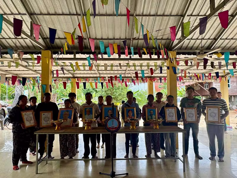 អ.ន.ក.ស្រុកបន្ទាយស្រី នាំយកថវិកាបេឡាមរណសង្គ្រោះជូនគ្រួសារសពជាសមាជិកចំនួន ៥គ្រួសារ - Image 3