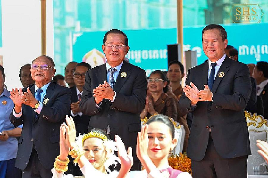 សម្តេចពិជ័យសេនា ទៀ បាញ់ ឧត្តមប្រឹក្សាផ្ទាល់ព្រះមហាក្សត្រ និងជាអនុប្រធានសមាគមអតីតយុទ្ធជនកម្ពុជា ថ្លែងកោតសរសើរ ឯកឧត្តមកិត្តិសង្គហបណ្ឌិត គន់ គីម