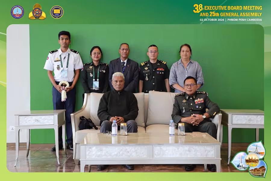 ឯកឧត្តម អ៊ុំ សុខ អញ្ជើញទទួលគណៈប្រតិភូសមាគមអតីតយុទ្ធជនប្រទេសទីម័រឡេស្តេនៅច្រកពិសេសនៃអាកាសយានដ្ឋានអន្តរជាតិតេជោ - Image 8