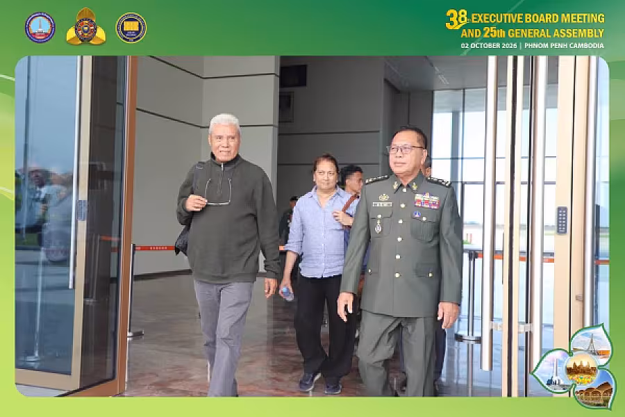 ឯកឧត្តម អ៊ុំ សុខ អញ្ជើញទទួលគណៈប្រតិភូសមាគមអតីតយុទ្ធជនប្រទេសទីម័រឡេស្តេនៅច្រកពិសេសនៃអាកាសយានដ្ឋានអន្តរជាតិតេជោ - Image 10