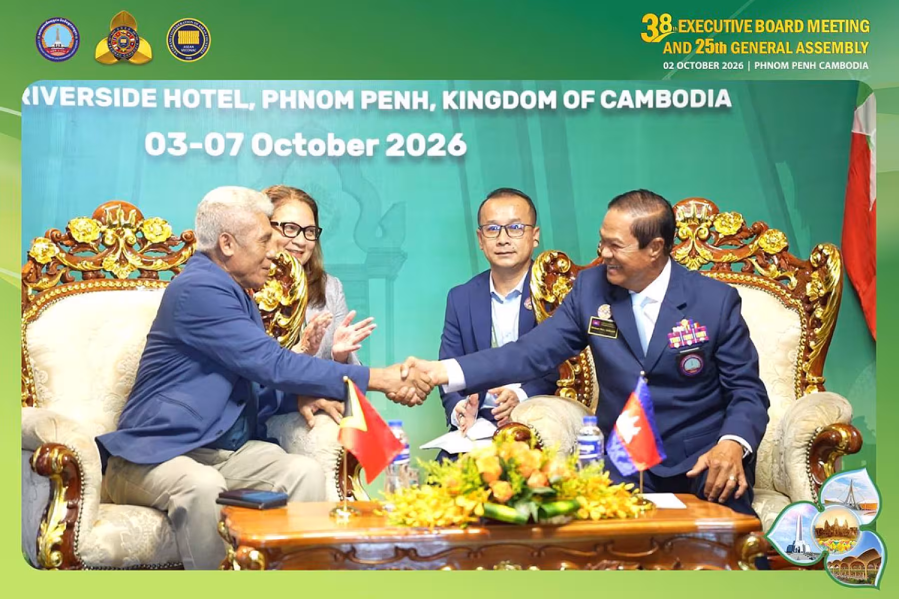 ឯកឧត្តម គន់ គីម អញ្ជើញជួបសវនាការជាមួយ ឧត្តមសេនីយ៍ទោ Joao Miranda អនុប្រធានទី១ សមាគមអតីតយុទ្ធជននៃសាធារណរដ្ឋប្រជាធិបតេយ្យទីម័រឡេស្តេ