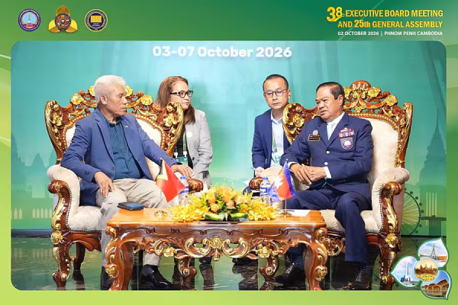 ឯកឧត្តម គន់ គីម អញ្ជើញជួបសវនាការជាមួយ ឧត្តមសេនីយ៍ទោ Joao Miranda អនុប្រធានទី១ សមាគមអតីតយុទ្ធជននៃសាធារណរដ្ឋប្រជាធិបតេយ្យទីម័រឡេស្តេ - Image 2