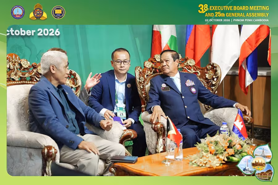 ឯកឧត្តម គន់ គីម អញ្ជើញជួបសវនាការជាមួយ ឧត្តមសេនីយ៍ទោ Joao Miranda អនុប្រធានទី១ សមាគមអតីតយុទ្ធជននៃសាធារណរដ្ឋប្រជាធិបតេយ្យទីម័រឡេស្តេ - Image 12