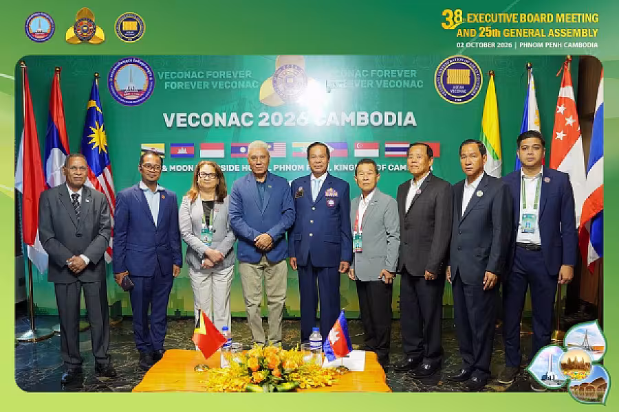 ឯកឧត្តម គន់ គីម អញ្ជើញជួបសវនាការជាមួយ ឧត្តមសេនីយ៍ទោ Joao Miranda អនុប្រធានទី១ សមាគមអតីតយុទ្ធជននៃសាធារណរដ្ឋប្រជាធិបតេយ្យទីម័រឡេស្តេ - Image 19
