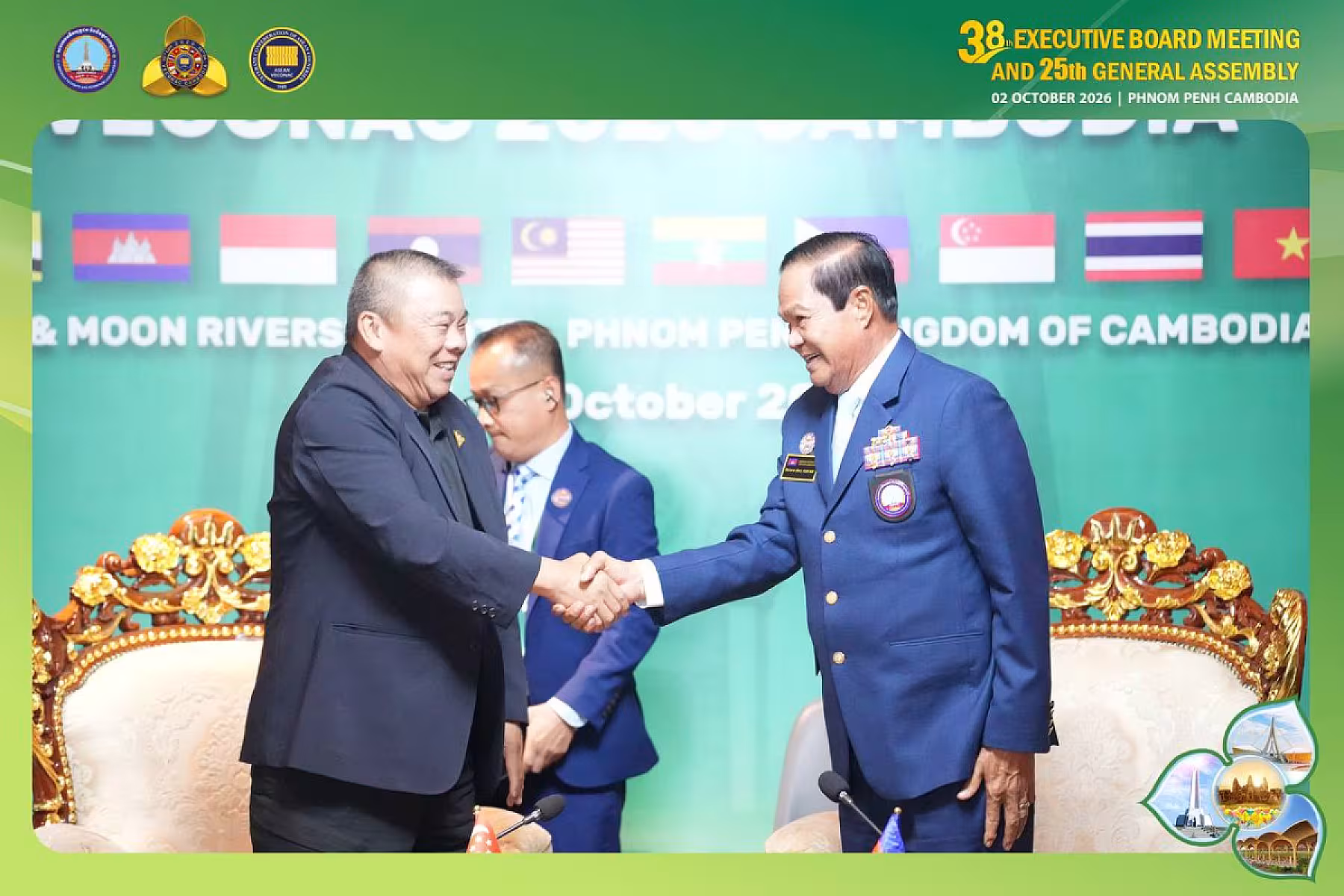 ឯកឧត្តម គន់ គីម អញ្ជើញជួបសវនាការជាមួយ ឯកឧត្តម BG (RET) Winston Toh សមាគមអតីតយុទ្ធជនសាធារណរដ្ឋសិង្ហបុរី