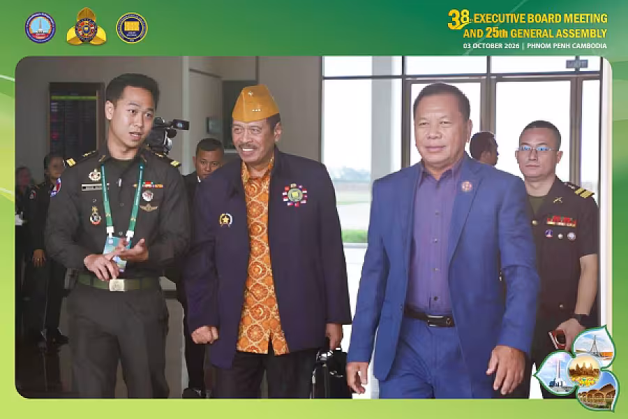 ប្រតិភូសមាគមអតីតយុទ្ធជនប្រទេសឥណ្ឌូនេស៊ី បានអញ្ជើញមកដល់ព្រះរាជាណាចក្រកម្ពុជា