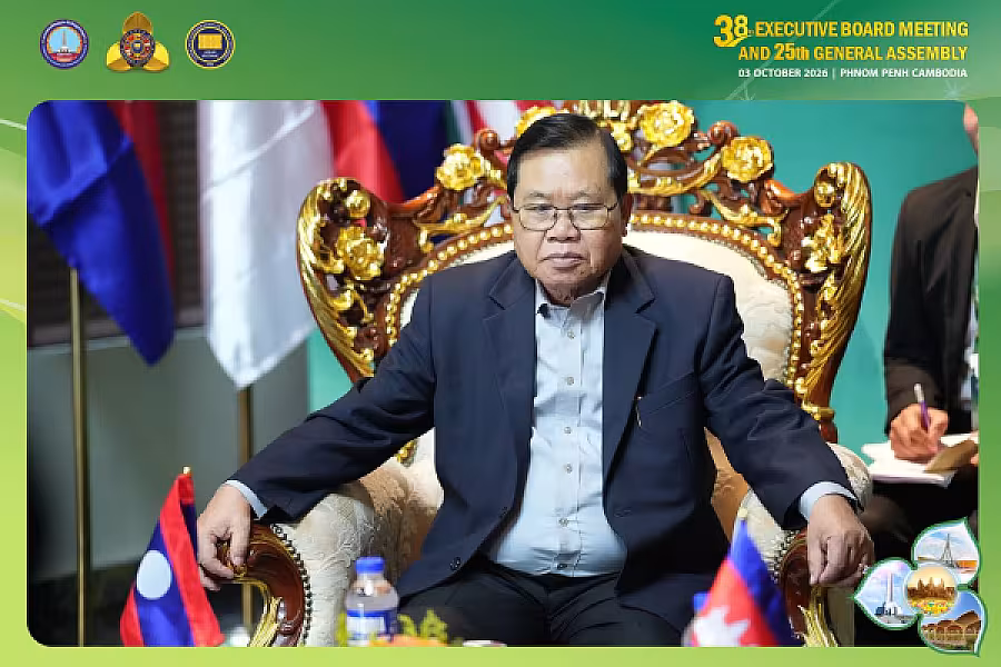 ឯកឧត្តមទេសរដ្ឋមន្ត្រី គន់ គីម ទទួលជួបពិភាក្សាការងារជាមួយ ប្រធានសមាគមអតីតយុទ្ធជនប្រទេសឡាវ  - Image 3