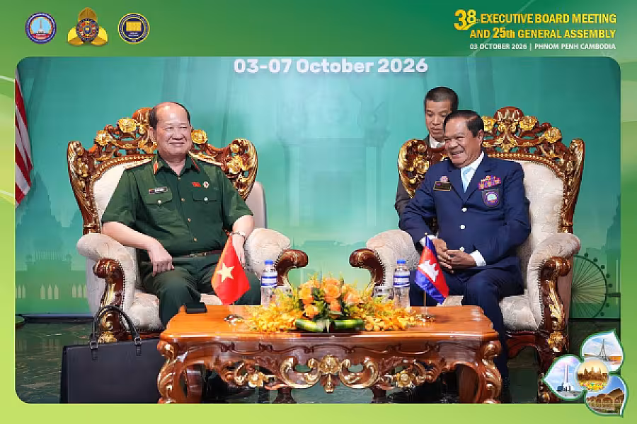 ឯកឧត្តមទេសរដ្ឋមន្ត្រី គន់ គីម ទទួលជួបពិភាក្សាការងារជាមួយ ប្រធានសមាគមអតីតយុទ្ធជនប្រទេសវៀតណាម