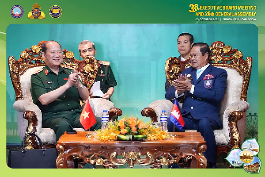 ឯកឧត្តមទេសរដ្ឋមន្ត្រី គន់ គីម ទទួលជួបពិភាក្សាការងារជាមួយ ប្រធានសមាគមអតីតយុទ្ធជនប្រទេសវៀតណាម - Image 2