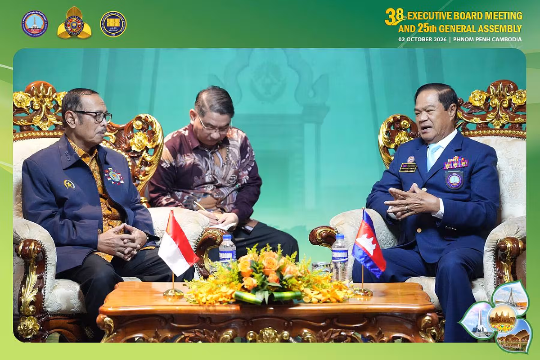 ឯកឧត្តមទេសរដ្ឋមន្ត្រី គន់ គីម ទទួលជួបពិភាក្សាការងារជាមួយ ប្រធានសមាគមអតីតយុទ្ធជនប្រទេសឥណ្ឌូនេស៊ី