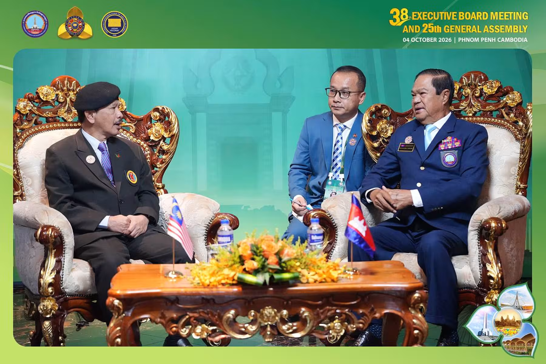 ឯកឧត្តមទេសរដ្ឋមន្ត្រី គន់ គីម ទទួលជួបពិភាក្សាការងារជាមួយ អនុប្រធានសមាគមអតីតយុទ្ធជនប្រទេសម៉ាឡេស៊ី 