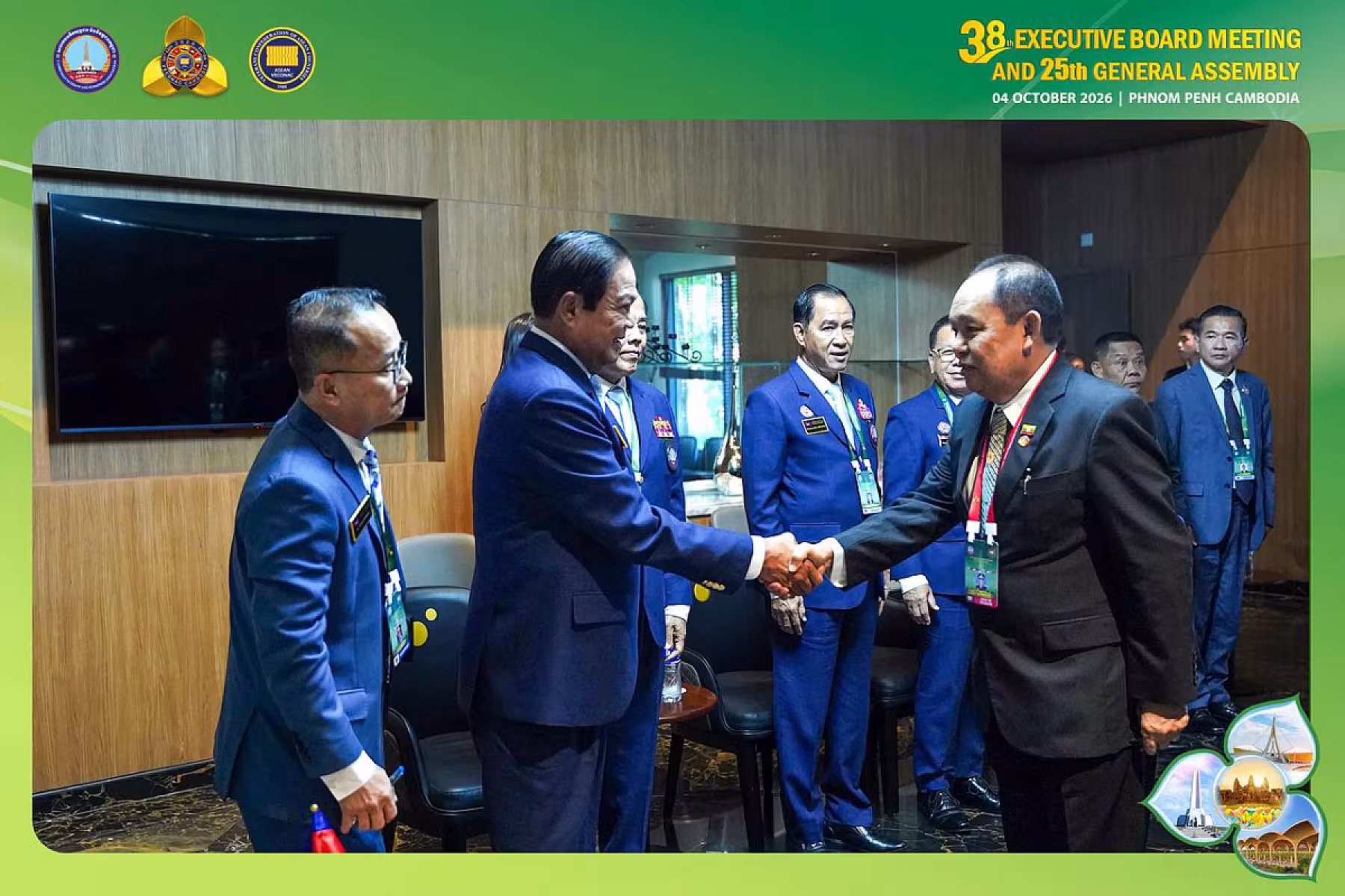 ឯកឧត្តមទេសរដ្ឋមន្ត្រី គន់ គីម ទទួលជួបពិភាក្សាការងារជាមួយ ប្រធានសមាគមអតីតយុទ្ធជនប្រទេសមីយ៉ាន់ម៉ា 