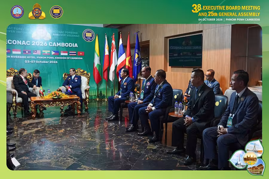 ឯកឧត្តមទេសរដ្ឋមន្ត្រី គន់ គីម ទទួលជួបពិភាក្សាការងារជាមួយ ប្រធានសមាគមអតីតយុទ្ធជនប្រទេសមីយ៉ាន់ម៉ា  - Image 12
