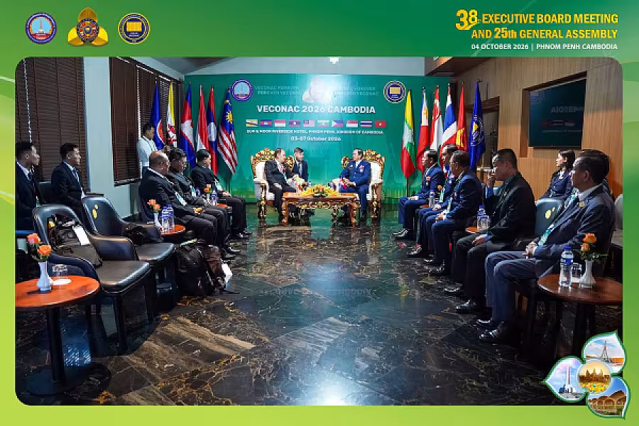 ឯកឧត្តមទេសរដ្ឋមន្ត្រី គន់ គីម ទទួលជួបពិភាក្សាការងារជាមួយ ប្រធានសមាគមអតីតយុទ្ធជនប្រទេសមីយ៉ាន់ម៉ា  - Image 14