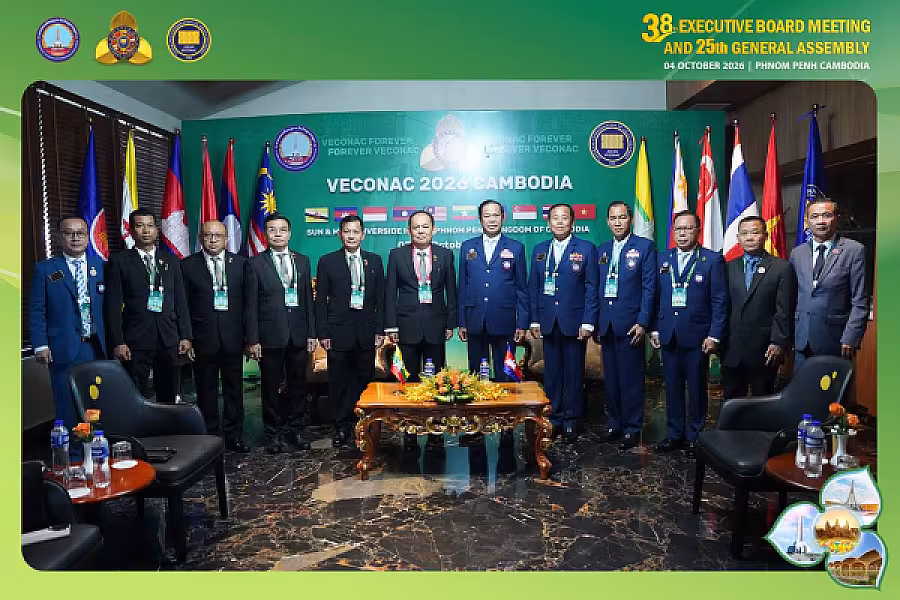 ឯកឧត្តមទេសរដ្ឋមន្ត្រី គន់ គីម ទទួលជួបពិភាក្សាការងារជាមួយ ប្រធានសមាគមអតីតយុទ្ធជនប្រទេសមីយ៉ាន់ម៉ា  - Image 15