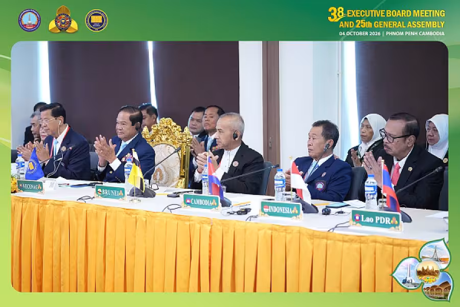 ឯកឧត្តម គន់ គីម ដឹកនាំ ប្រធាន និងប្រតិភូ VECONAC ចូលជួបសម្តែងការគួរសម និងពិភាក្សាការងារ ជាមួយ ឯកឧត្តមបណ្ឌិត កៅ គឹមហួន អគ្គលេខាធិការអាស៊ាន - Image 7