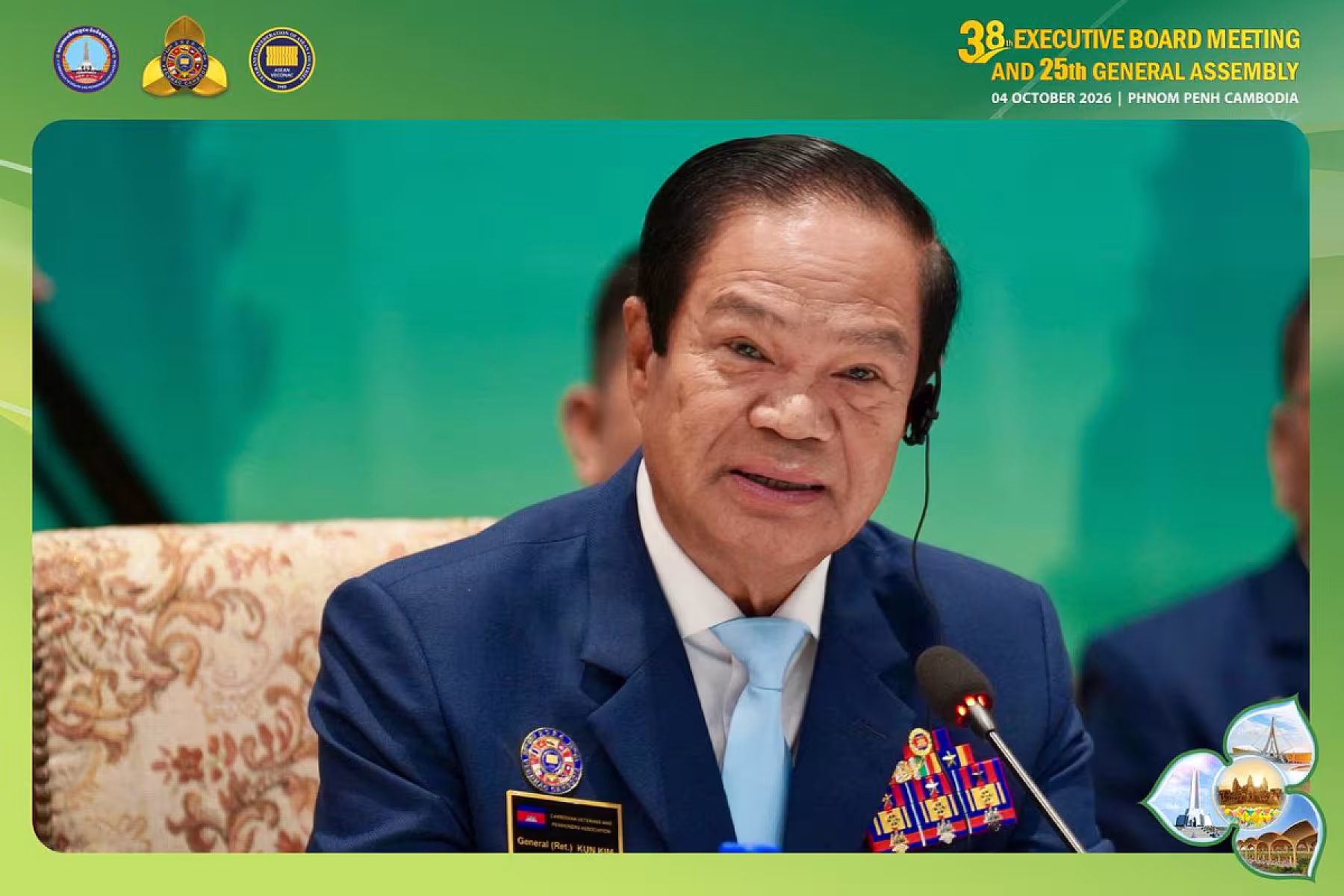 ឯកឧត្តម គន់ គីម ប្រធាន VECONAC អញ្ជើញបិទកិច្ចប្រជុំក្រុមប្រឹក្សាប្រតិបត្តិលើកទី៣៨ និងវេទិកាទុរកិច្ចលើកទី៤