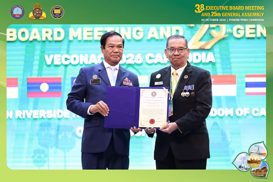 ឯកឧត្តមសន្តិបណ្ឌិត នេត សាវឿន អញ្ជើញបំពាក់មេដាយកិត្តិយស និង ប័ណ្ណសរសើរជូនប្រធាន VECONAC និងថ្នាក់ដឹកនាំសមាគមបណ្តាប្រទេសជាសមាជិក - Image 28