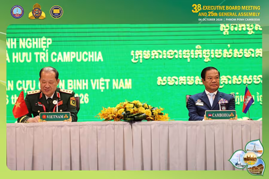 ឯកឧត្តម គន់ គីម អញ្ជើញក្នុងពិធីចុះហត្ថលេខាលើកិច្ចសហប្រតិបត្តិការជាមួយសមាគមអតីតយុទ្ធជនវៀតណាម - Image 12