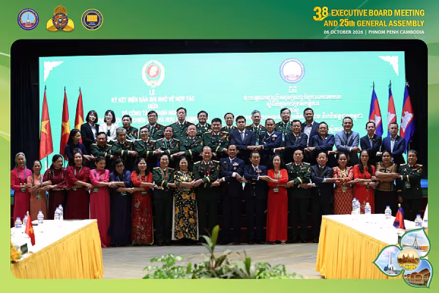 ឯកឧត្តម គន់ គីម អញ្ជើញក្នុងពិធីចុះហត្ថលេខាលើកិច្ចសហប្រតិបត្តិការជាមួយសមាគមអតីតយុទ្ធជនវៀតណាម - Image 22