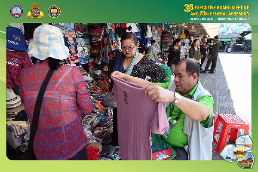 លោកជំទាវ គឹង ចាន់ឌី គន់ គីម អញ្ជើញដឹកនាំ ប្រតិភូ VECONAC ទស្សនាផ្សារធំថ្មី - Image 5