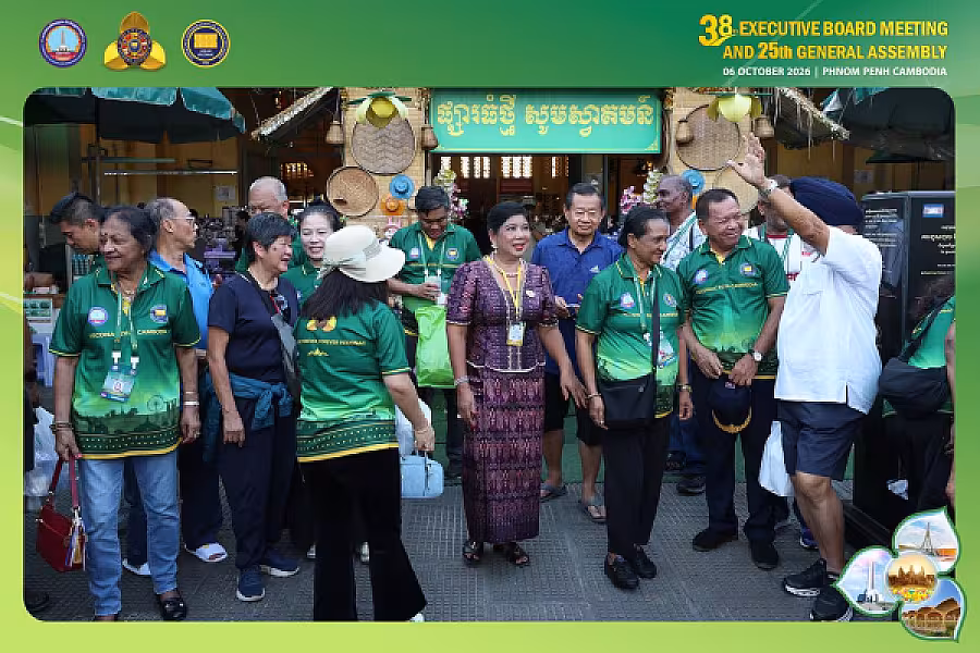 លោកជំទាវ គឹង ចាន់ឌី គន់ គីម អញ្ជើញដឹកនាំ ប្រតិភូ VECONAC ទស្សនាផ្សារធំថ្មី - Image 11