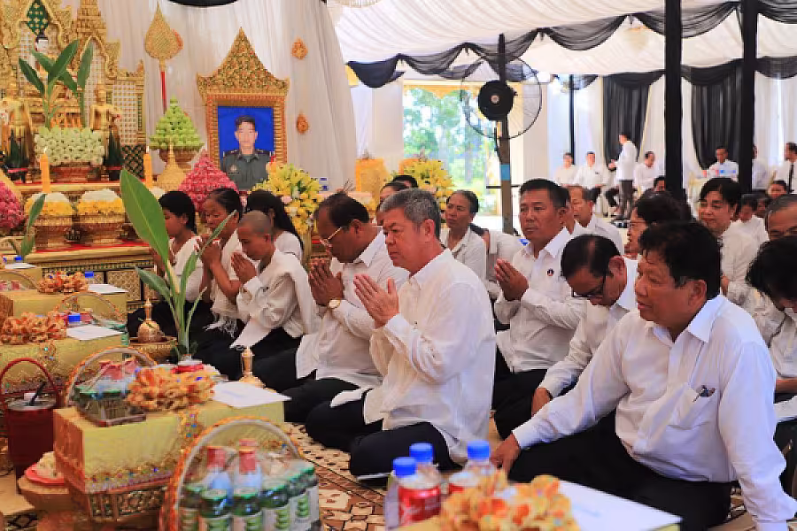 ឯកឧត្ដម គួច ចំរើន បានអញ្ជើញចូលរួមបុណ្យគម្រប់៧ថ្ងៃ លោកព្រឹន្ទបាលទោ រិន វាសនា - Image 4