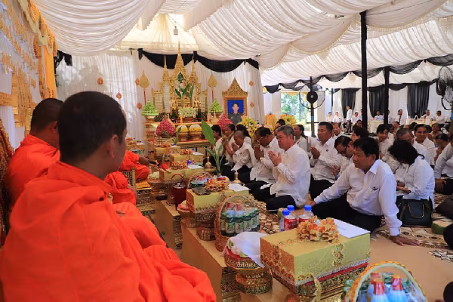 ឯកឧត្ដម គួច ចំរើន បានអញ្ជើញចូលរួមបុណ្យគម្រប់៧ថ្ងៃ លោកព្រឹន្ទបាលទោ រិន វាសនា - Image 5